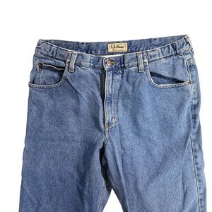 L.L.Bean Men’s Comfort Waist Jeans 36x30 Blue Denim